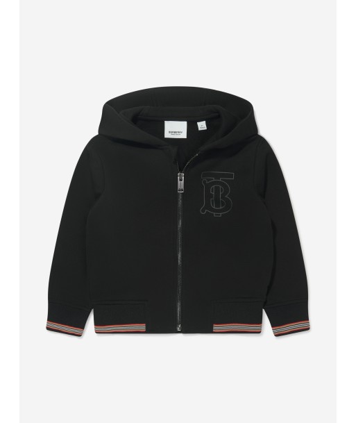 Burberry Boys Logo Print Lester Zip Up Top une grave pollution 