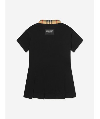 Burberry Baby Girls Mini Sigrid Polo Dress In Black solde