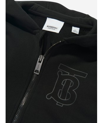 Burberry Boys Logo Print Lester Zip Up Top une grave pollution 