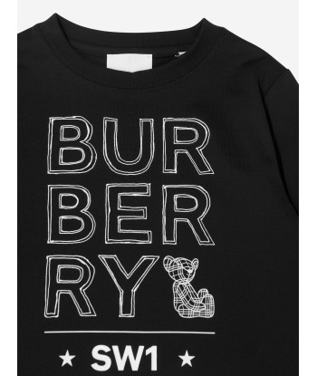 Burberry Boys Joel Long Sleeve Logo T-Shirt la colonne vertébrale