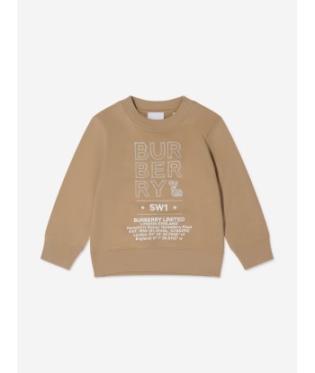 Burberry Boys Joel Logo Print Sweatshirt français