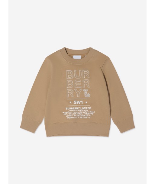 Burberry Boys Joel Logo Print Sweatshirt français