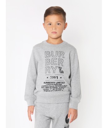 Burberry Boys Logo Print Joel Sweatshirt Faites des économies