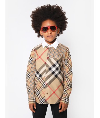 Burberry Boys Check Long Sleeve Etienne Shirt Véritable concentré