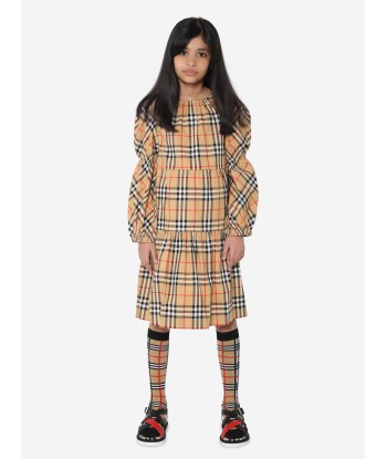 Burberry Girls Check Print Shirley Dress une grave pollution 