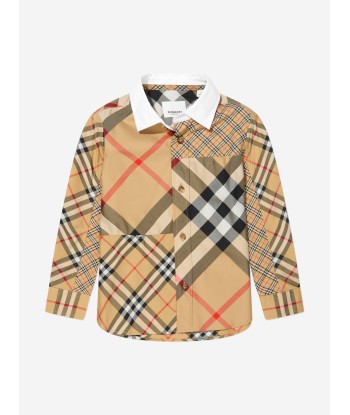 Burberry Boys Check Long Sleeve Etienne Shirt Véritable concentré