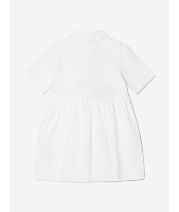 Burberry Girls Cotton Branded Sandra Dress pas cher