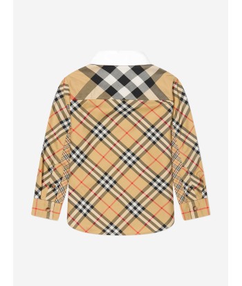 Burberry Boys Check Long Sleeve Etienne Shirt Véritable concentré