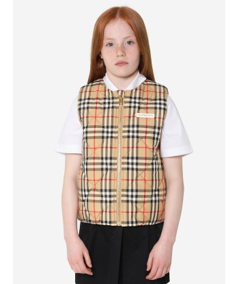 Burberry Girls Check Print Abigail Gilet store