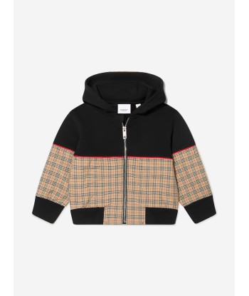 Burberry Boys Check Jonah Zip Up Top Amélioration de cerveau avec