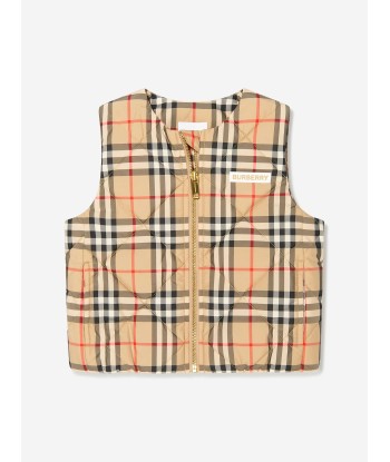 Burberry Girls Check Print Abigail Gilet store