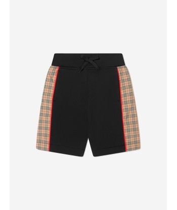 Burberry Boys Jonah Check Panel Shorts de la marque