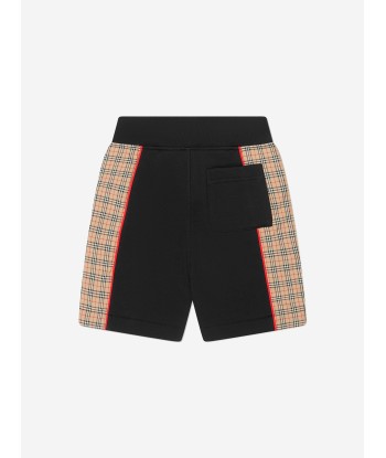 Burberry Boys Jonah Check Panel Shorts de la marque