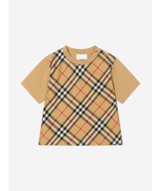 Burberry Baby Boys Eli Check Print T-Shirt en ligne