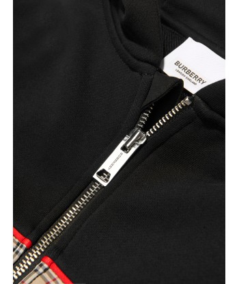 Burberry Boys Check Jonah Zip Up Top Amélioration de cerveau avec