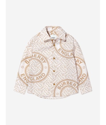 Burberry Boys Owen Monogram Logo Shirt france