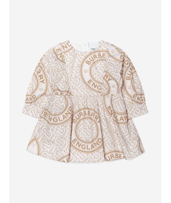 Burberry Girls Elita Monogram Logo Dress en linge