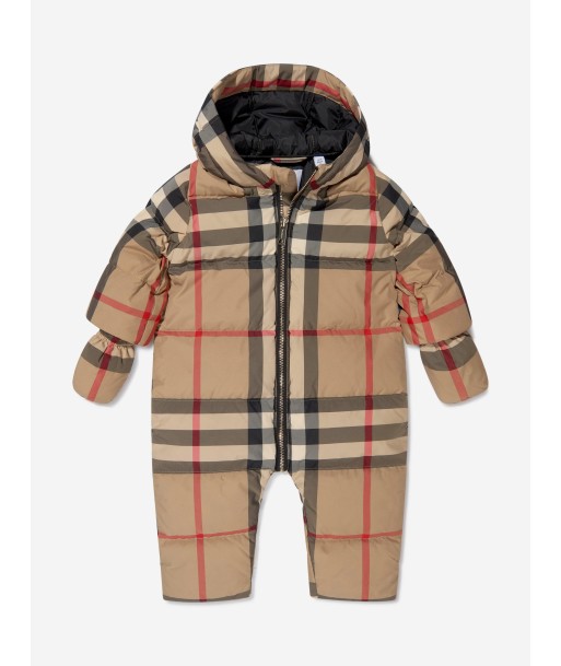 Burberry Baby Check Print River Puffer Snowsuit Profitez des Offres !