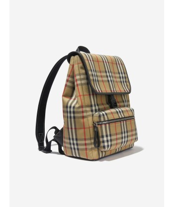 Burberry Kids Dewey Check Print Backpack (H:32cm) offre 