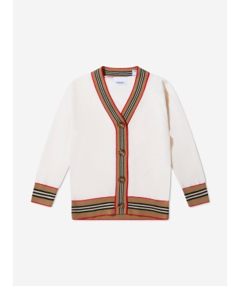 Burberry Girls Wool Knitted Graham Cardigan À commander