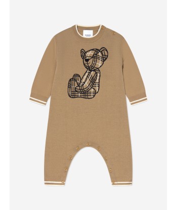 Burberry Baby Wool Knitted Avrile Romper Set (2 Piece) de technologie