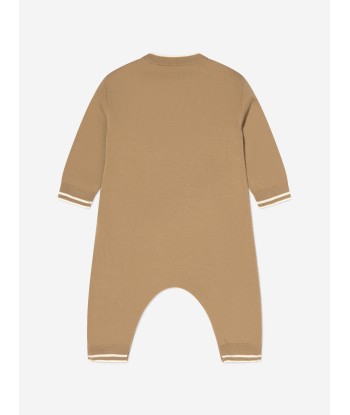 Burberry Baby Wool Knitted Avrile Romper Set (2 Piece) de technologie