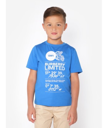 Burberry Boys Joel Logo Print T-Shirt 2 - 3 jours ouvrés.