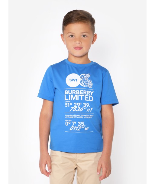 Burberry Boys Joel Logo Print T-Shirt 2 - 3 jours ouvrés.