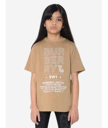 Burberry Girls Gaia Logo Print T-Shirt l'achat 