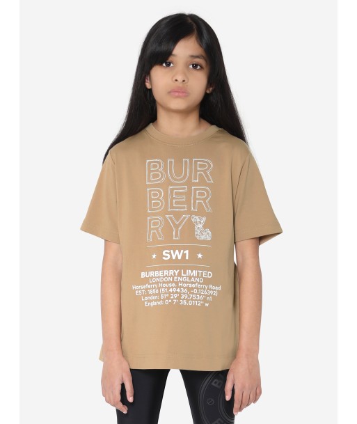 Burberry Girls Gaia Logo Print T-Shirt l'achat 