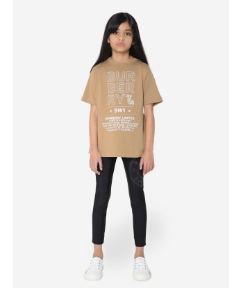 Burberry Girls Gaia Logo Print T-Shirt l'achat 