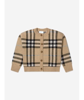 Burberry Girls Wool And Cashmere Gilliane Cardigan shop