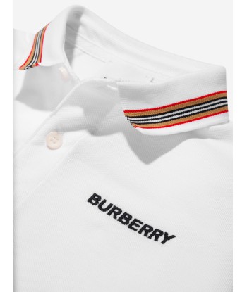 Burberry Boys Christo Long Sleeve Polo Shirt acheter en ligne