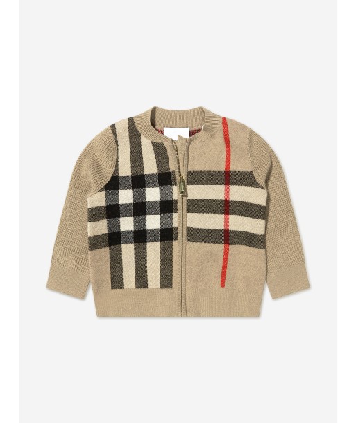 Burberry Baby Cashmere Check Gerard Cardigan Economisez 