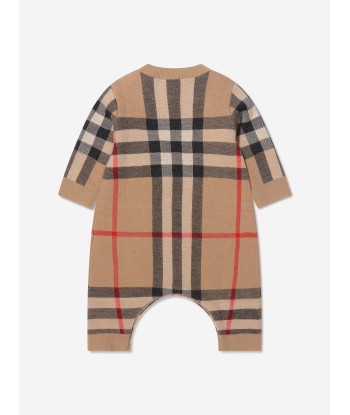 Burberry Baby Cashmere Check Gerard Romper Voir les baskets