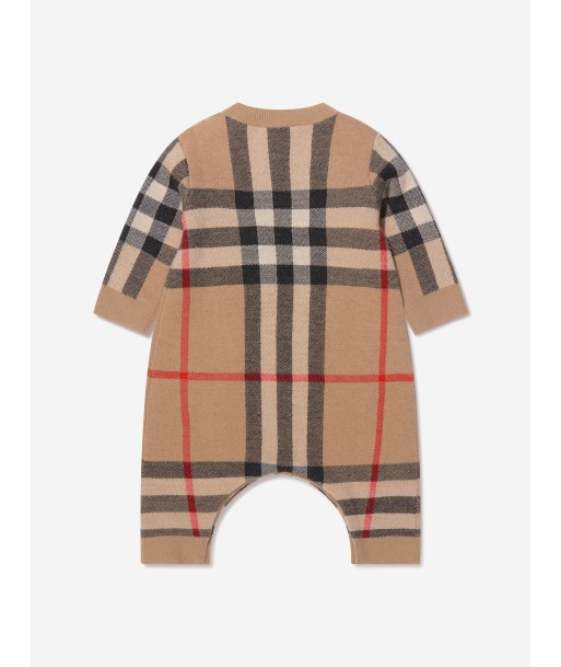 Burberry Baby Cashmere Check Gerard Romper Voir les baskets