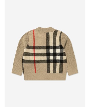 Burberry Baby Cashmere Check Gerard Cardigan Economisez 