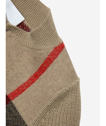 Burberry Baby Cashmere Check Gerard Cardigan Economisez 