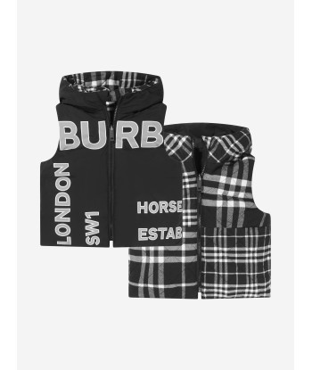 Burberry Boys Reversible Logan Gilet livraison et retour toujours gratuits