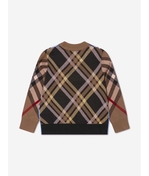 Burberry Boys Milo Check Jumper Comment ça marche