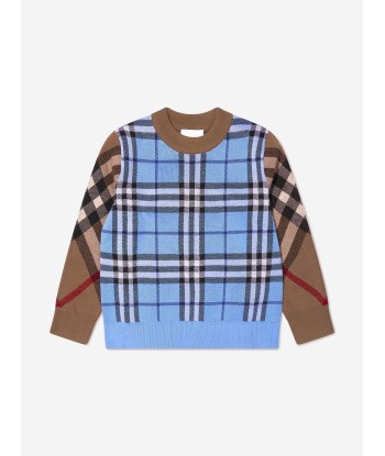 Burberry Boys Milo Check Jumper Comment ça marche