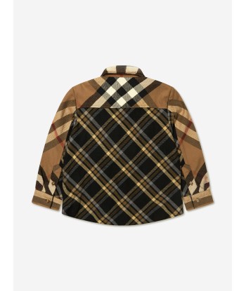 Burberry Boys Etienne Flannel Shirt sur le site 