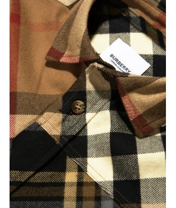 Burberry Boys Etienne Flannel Shirt sur le site 