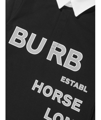 Burberry Boys Jessy Text Long Sleeve Polo Shirt la colonne vertébrale