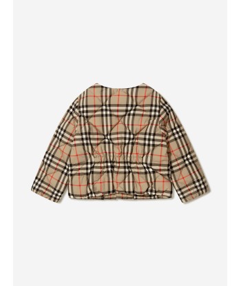 Burberry Girls Check Abigail Quilted Jacket sur le site 