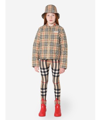 Burberry Girls Check Abigail Quilted Jacket sur le site 