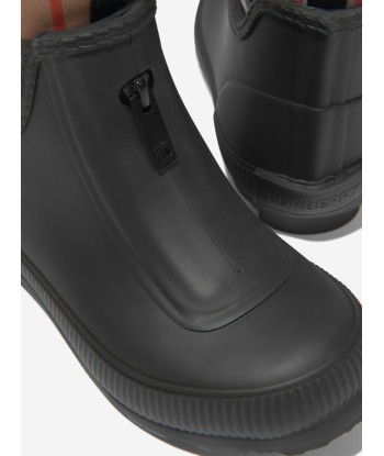 Burberry Kids Mini Flinton Check Wellies pas cheres