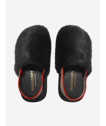 Burberry Kids Faux Fur Litherton Sandals vous aussi creer 