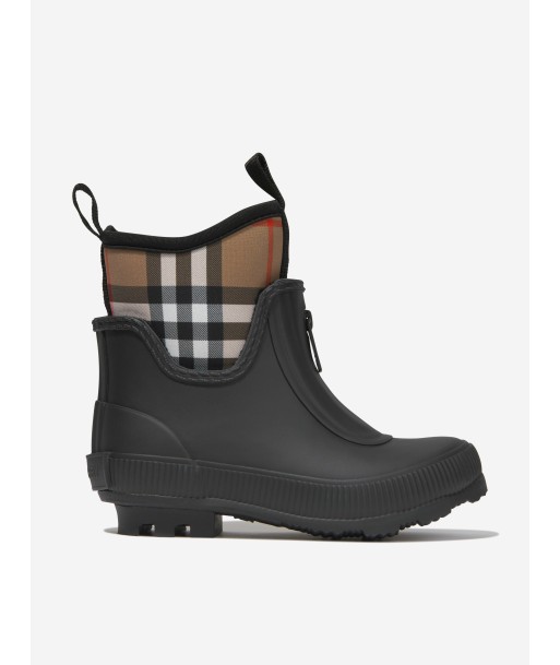 Burberry Kids Mini Flinton Check Wellies de pas cher