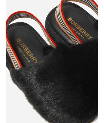 Burberry Kids Faux Fur Litherton Sandals vous aussi creer 